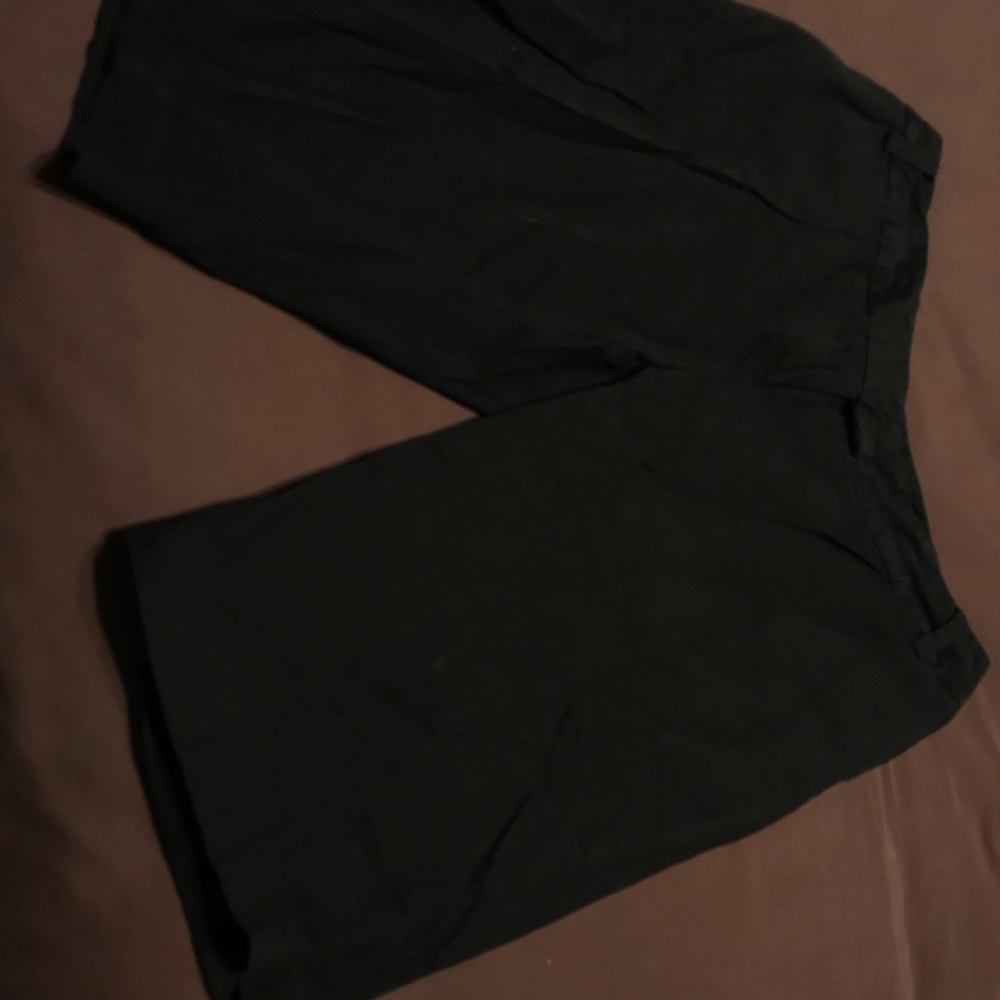 Black dress Bermuda shorts